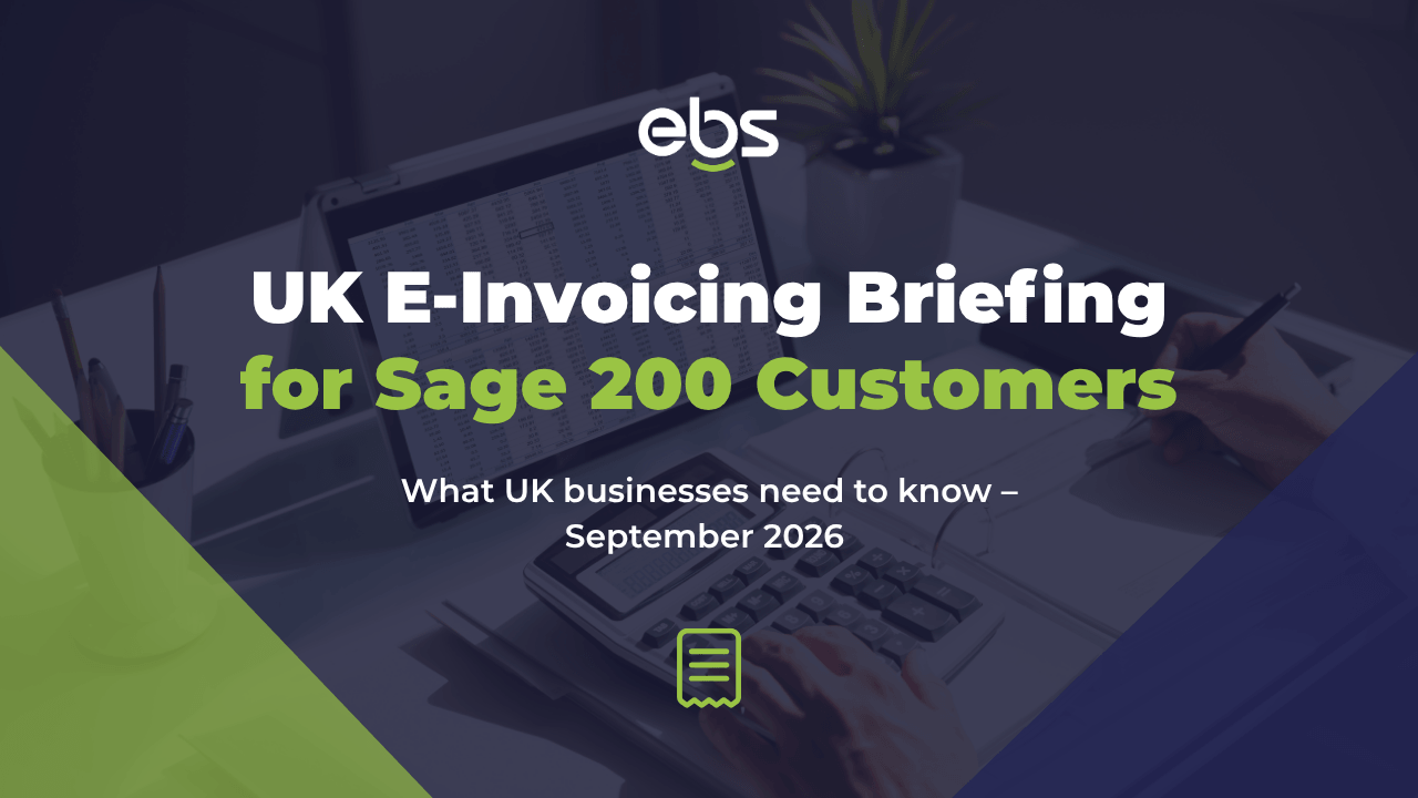 UK E-Invoicing Briefing for Sage 200 Customers
